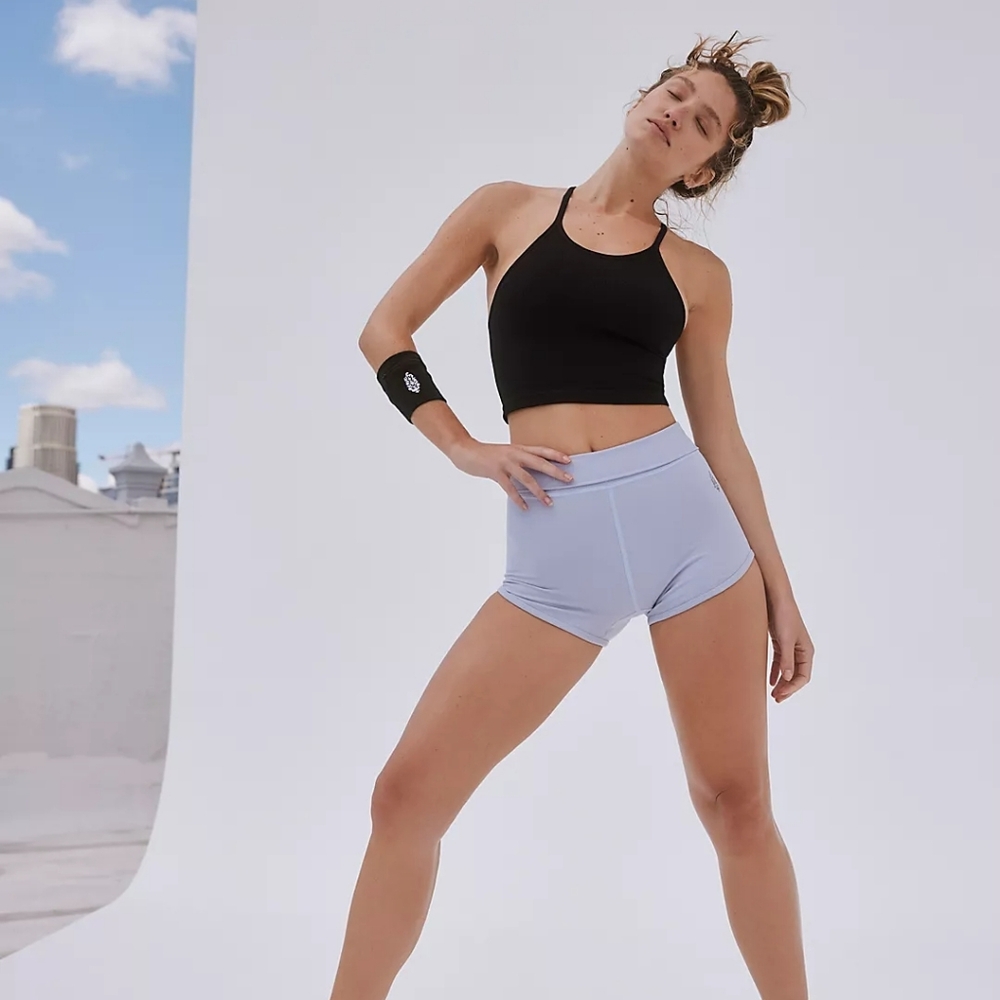 Happiness Runs Crop Tank Size Xs